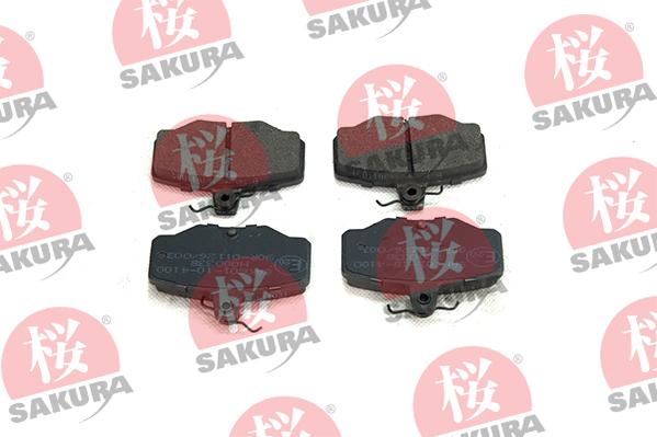 SAKURA 601-10-4100 - Kit de plaquettes de frein, frein à disque cwaw.fr