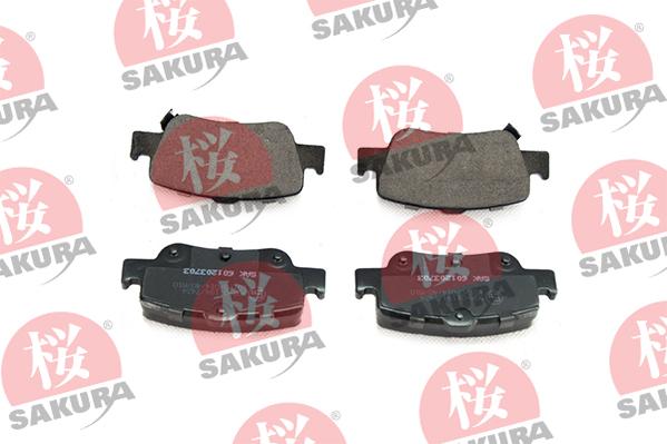 SAKURA 601-20-3703 - Kit de plaquettes de frein, frein à disque cwaw.fr