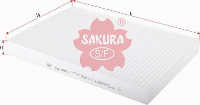 SAKURA CA6515 - Filtre, air de l'habitacle cwaw.fr