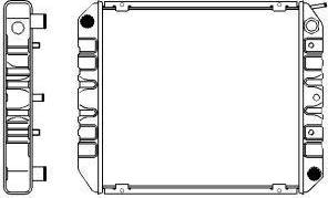 SAKURA Automotive 1481-0202 - Radiateur, refroidissement du moteur cwaw.fr