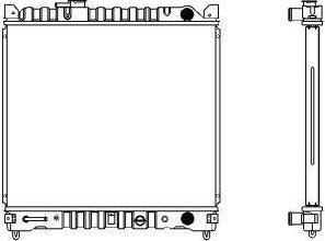 SAKURA Automotive 1431-0215 - Radiateur, refroidissement du moteur cwaw.fr