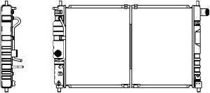 SAKURA Automotive 1140-0101 - Radiateur, refroidissement du moteur cwaw.fr