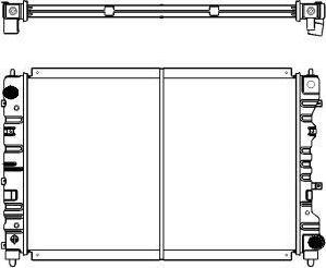 SAKURA Automotive 1161-0226 - Radiateur, refroidissement du moteur cwaw.fr