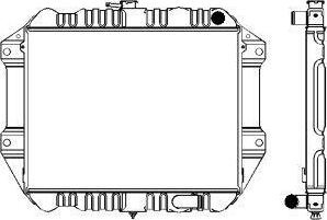 SAKURA Automotive 1111-0202 - Radiateur, refroidissement du moteur cwaw.fr