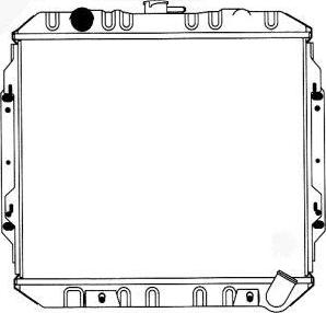 SAKURA Automotive 1131-0204 - Radiateur, refroidissement du moteur cwaw.fr