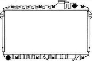 SAKURA Automotive 1301-0252 - Radiateur, refroidissement du moteur cwaw.fr