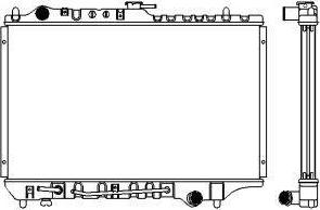 SAKURA Automotive 1301-0203 - Radiateur, refroidissement du moteur cwaw.fr