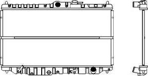 SAKURA Automotive 1210-0101 - Radiateur, refroidissement du moteur cwaw.fr