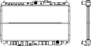 SAKURA Automotive 1211-0209 - Radiateur, refroidissement du moteur cwaw.fr