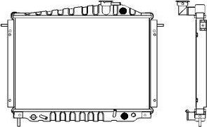 SAKURA Automotive 1211-0212 - Radiateur, refroidissement du moteur cwaw.fr