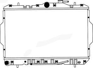 SAKURA Automotive 1220-0109 - Radiateur, refroidissement du moteur cwaw.fr