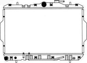 SAKURA Automotive 1220-0108 - Radiateur, refroidissement du moteur cwaw.fr