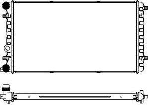 SAKURA Automotive 3471-1001 - Radiateur, refroidissement du moteur cwaw.fr