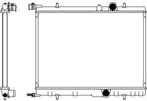 SAKURA Automotive 3621-1002 - Radiateur, refroidissement du moteur cwaw.fr