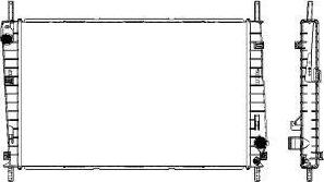 SAKURA Automotive 3161-1005 - Radiateur, refroidissement du moteur cwaw.fr