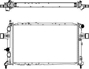 SAKURA Automotive 3352-1002 - Radiateur, refroidissement du moteur cwaw.fr