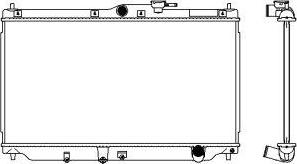 SAKURA Automotive 3211-1044 - Radiateur, refroidissement du moteur cwaw.fr