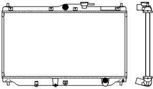 SAKURA Automotive 3211-1034 - Radiateur, refroidissement du moteur cwaw.fr