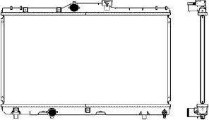 SAKURA Automotive 2461-1008 - Radiateur, refroidissement du moteur cwaw.fr