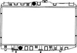 SAKURA Automotive 2082-1001 - Radiateur, refroidissement du moteur cwaw.fr