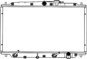 SAKURA Automotive 2211-1012 - Radiateur, refroidissement du moteur cwaw.fr