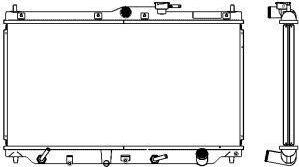 SAKURA Automotive 2212-1001 - Radiateur, refroidissement du moteur cwaw.fr