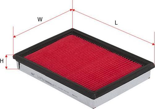SAKURA Automotive A-1863 - Filtre à air cwaw.fr