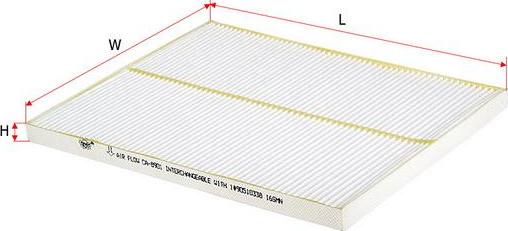 SAKURA Automotive CA-8901 - Filtre, air de l'habitacle cwaw.fr