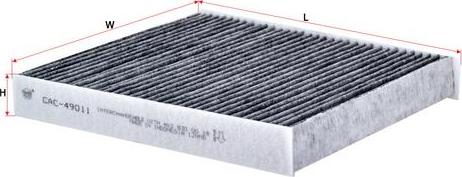 SAKURA Automotive CAC-49011 - Filtre, air de l'habitacle cwaw.fr