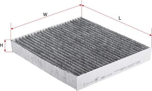 SAKURA Automotive CAC-1114 - Filtre, air de l'habitacle cwaw.fr