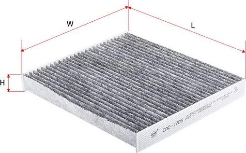 SAKURA Automotive CAC-1705 - Filtre, air de l'habitacle cwaw.fr