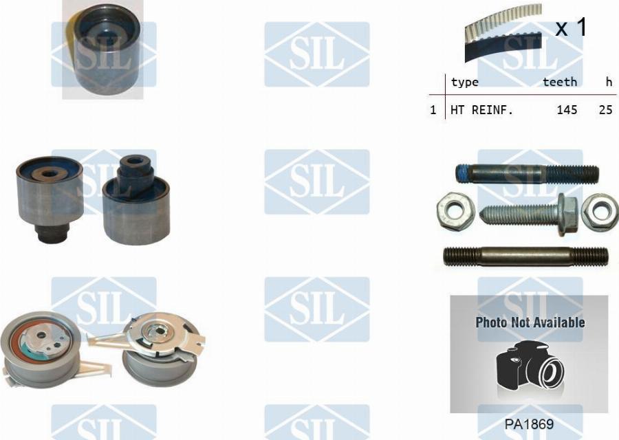 Saleri SIL K3PA1869 - Pompe à eau + kit de courroie de distribution cwaw.fr