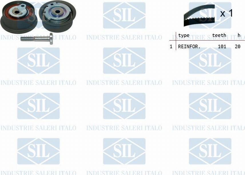 Saleri SIL TK1493 - Kit de distribution cwaw.fr