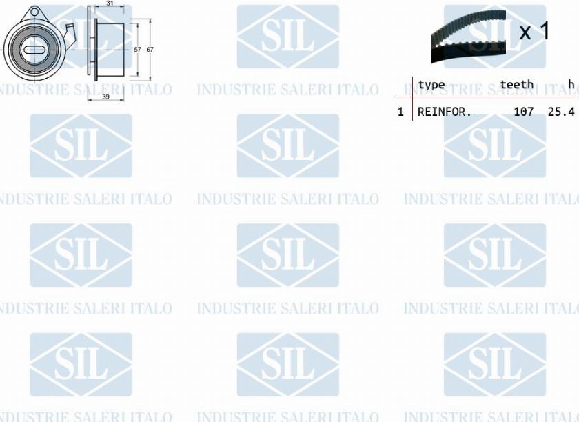 Saleri SIL TK1454 - Kit de distribution cwaw.fr