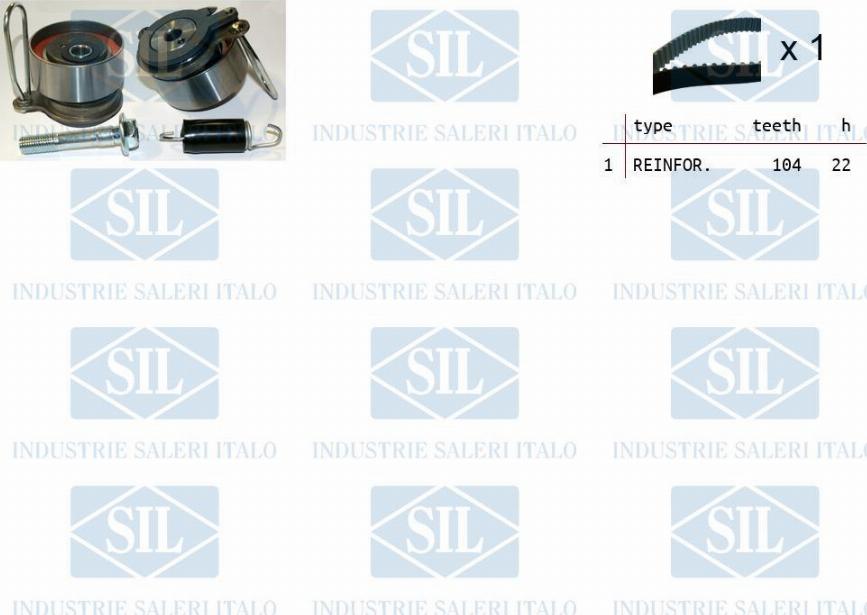 Saleri SIL TK1409 - Kit de distribution cwaw.fr