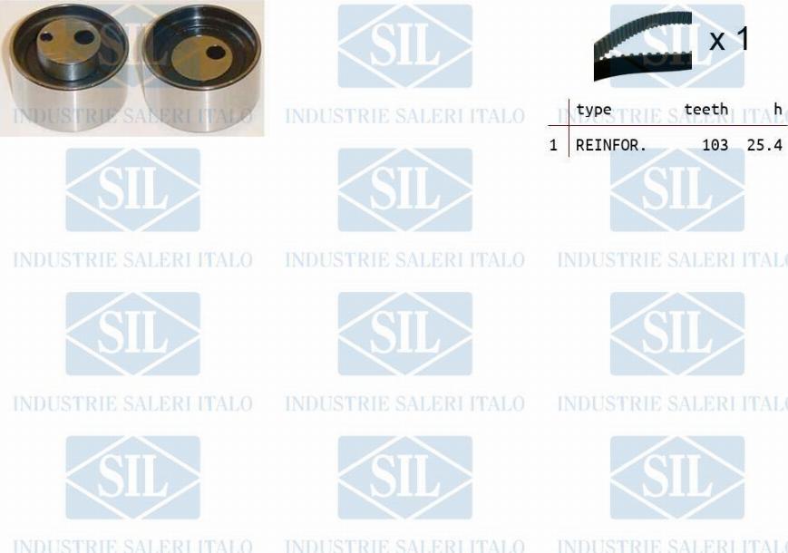 Saleri SIL TK1085 - Kit de distribution cwaw.fr