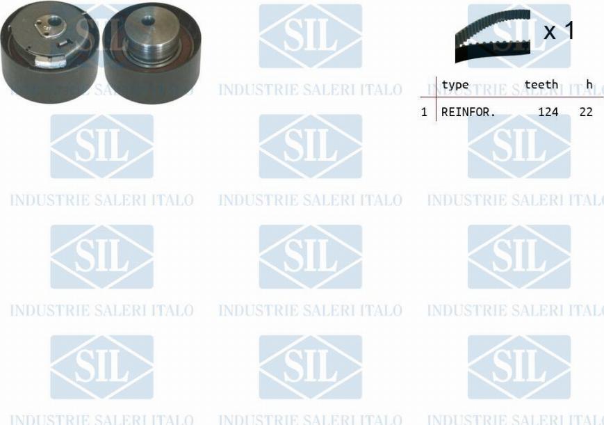 Saleri SIL TK1034 - Kit de distribution cwaw.fr