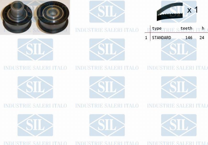 Saleri SIL TK1185 - Kit de distribution cwaw.fr