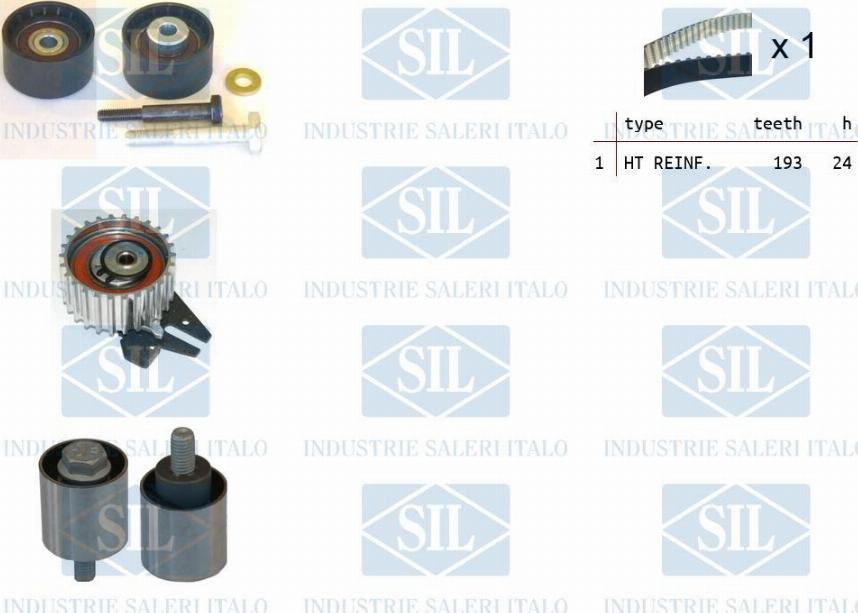 Saleri SIL TK1389 - Kit de distribution cwaw.fr