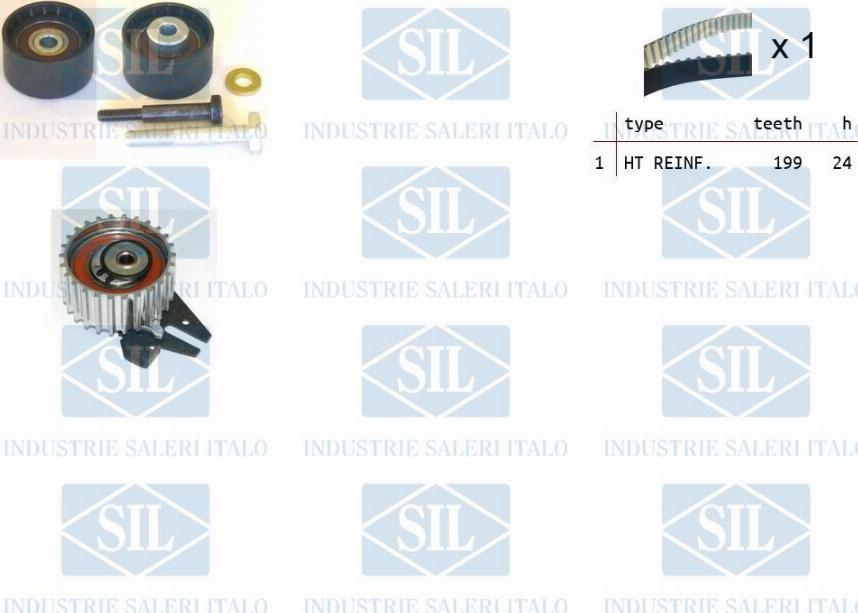 Saleri SIL TK1332 - Kit de distribution cwaw.fr