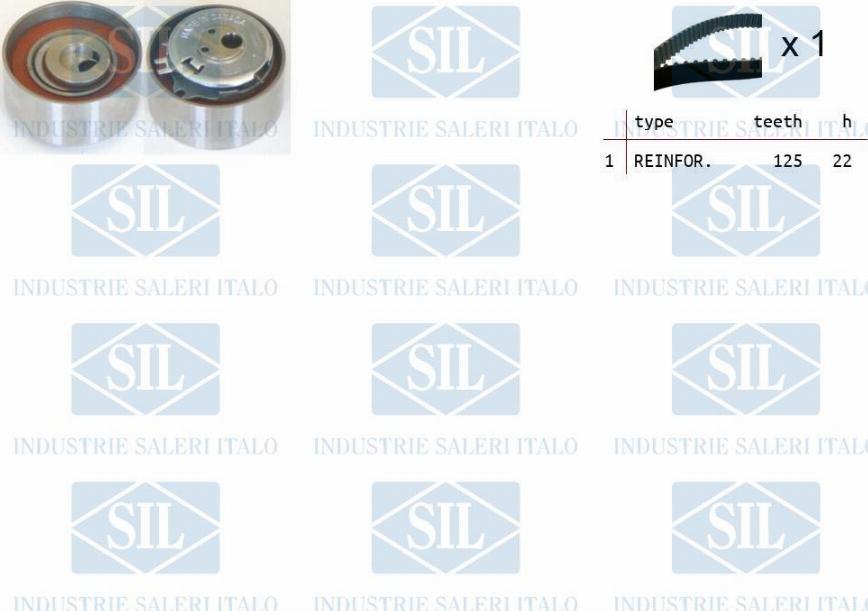 Saleri SIL TK1265 - Kit de distribution cwaw.fr