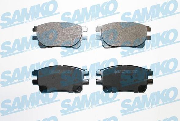 Samko 5SP999 - Kit de plaquettes de frein, frein à disque cwaw.fr