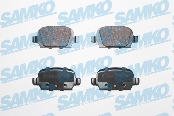 Samko 5SP998 - Kit de plaquettes de frein, frein à disque cwaw.fr