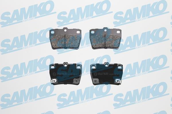 Samko 5SP997 - Kit de plaquettes de frein, frein à disque cwaw.fr