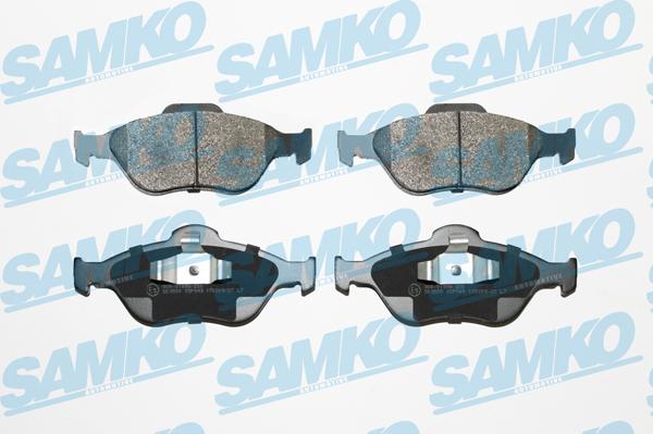 Samko 5SP949 - Kit de plaquettes de frein, frein à disque cwaw.fr