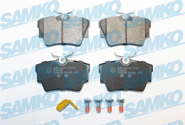 Samko 5SP946K - Kit de plaquettes de frein, frein à disque cwaw.fr