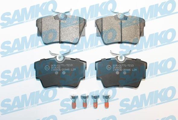 Samko 5SP946 - Kit de plaquettes de frein, frein à disque cwaw.fr