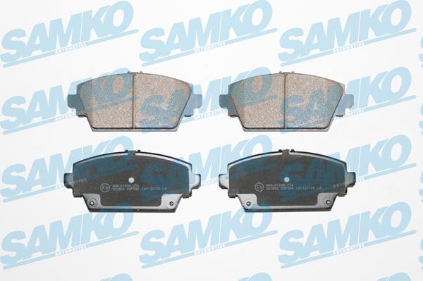 Samko 5SP940 - Kit de plaquettes de frein, frein à disque cwaw.fr