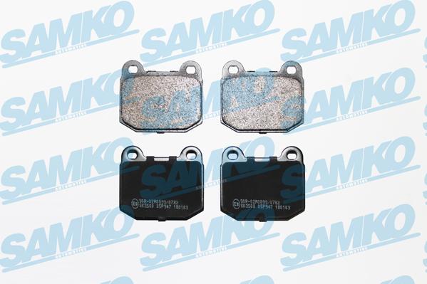 Samko 5SP947 - Kit de plaquettes de frein, frein à disque cwaw.fr