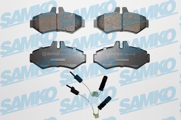 Samko 5SP956A - Kit de plaquettes de frein, frein à disque cwaw.fr